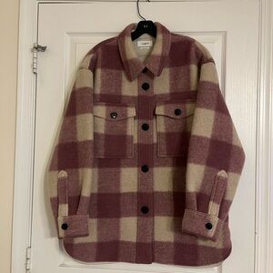 ISABEL MARANT ETOILE Harveli Jacket Rosewood FR38(US6)